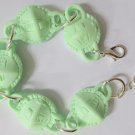 Novelty Green Mini Face Mask Link Bracelet