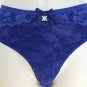 S Kardashian Kollection Cobalt Lace Front Mesh Back Knickers Panties Briefs S