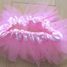 Pink Glitter Stars Toddler Girls Tutu Skirt