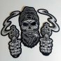 Double Gun Large Back Patch for Custom Biker Vest