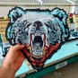 Bear Large Back Patch for Custom Biker Vest