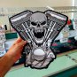 Harley Engine Large Back Patch for Biker Vest