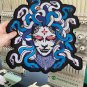 Medusa Large Back Patch for Custom Biker Vest