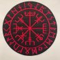 Viking Compass Large Back Patch for Custom Biker Vest