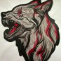 The Wolf Large Back Patch for Custom Biker Vest