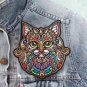 Kitten Embroidery Colored Design for Vest Applique