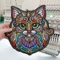 Kitten Embroidery Colored Design for Vest Applique