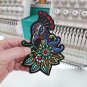 Peacock Patches Applique for Custom Jacket