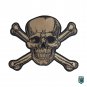 Skull & Crossbones Large Biker Back Patch