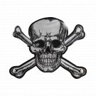 Skull & Crossbones Large Biker Back Patch