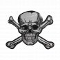 Skull & Crossbones Large Biker Back Patch