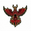 Phoenix Embroidered Back Patch Iron-On Applique Phoenix Embroidered Back Patch Iron-On Applique
