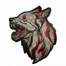 The Wolf Large Back Patch for Custom Biker Vest
