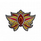 Lotus Flower Iron-On Applique Patch Lotus Flower Iron-On Applique Patch