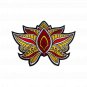 Lotus Flower Iron-On Applique Patch