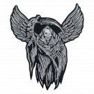 Wings Reaper Large Back Patch for Custom Biker Vest Wings Reaper Large Back Patch for Custom Biker Vest