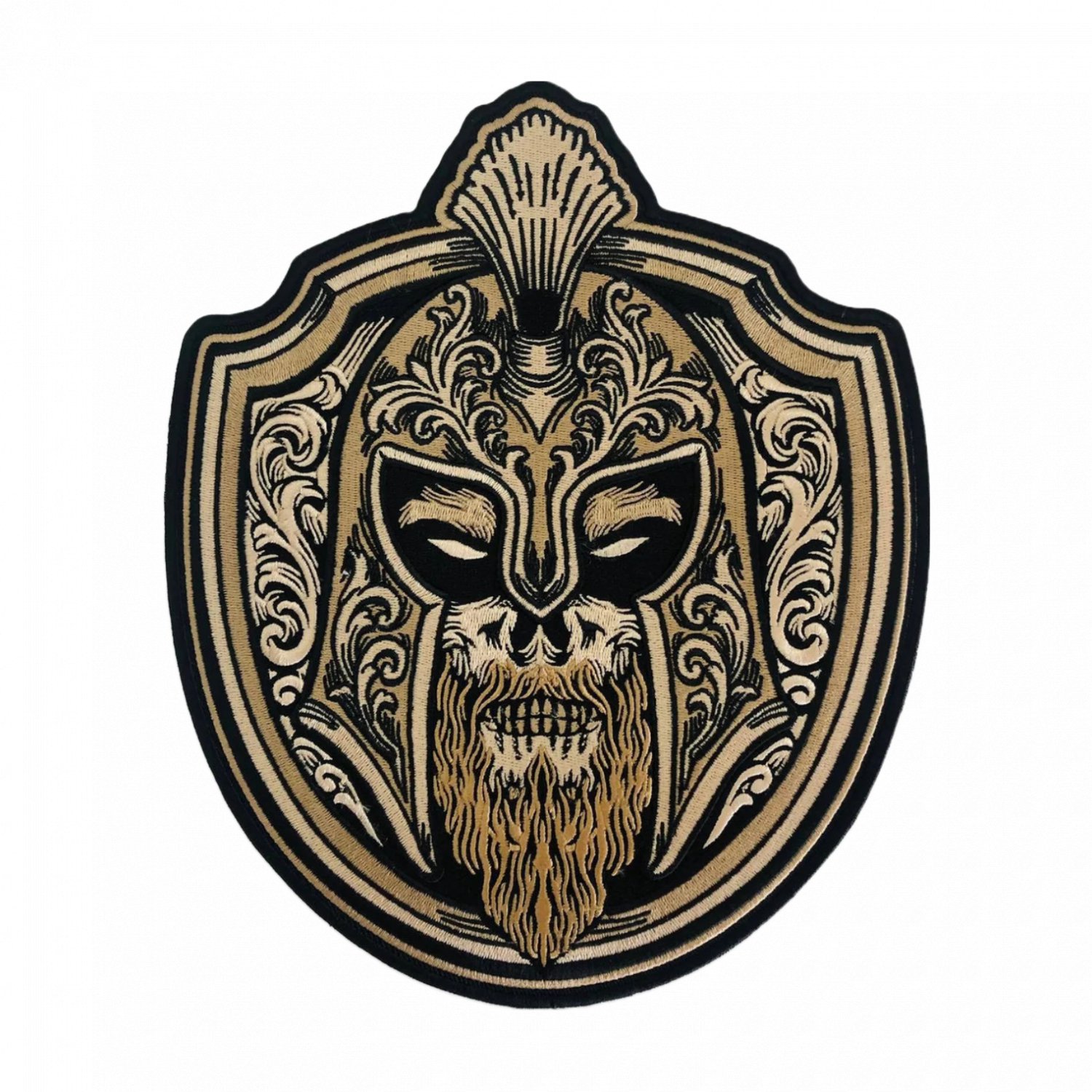 Spartan Shield Patch for Custom Biker Vest