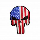 Flag Skull Iron-On Patch for Jacket