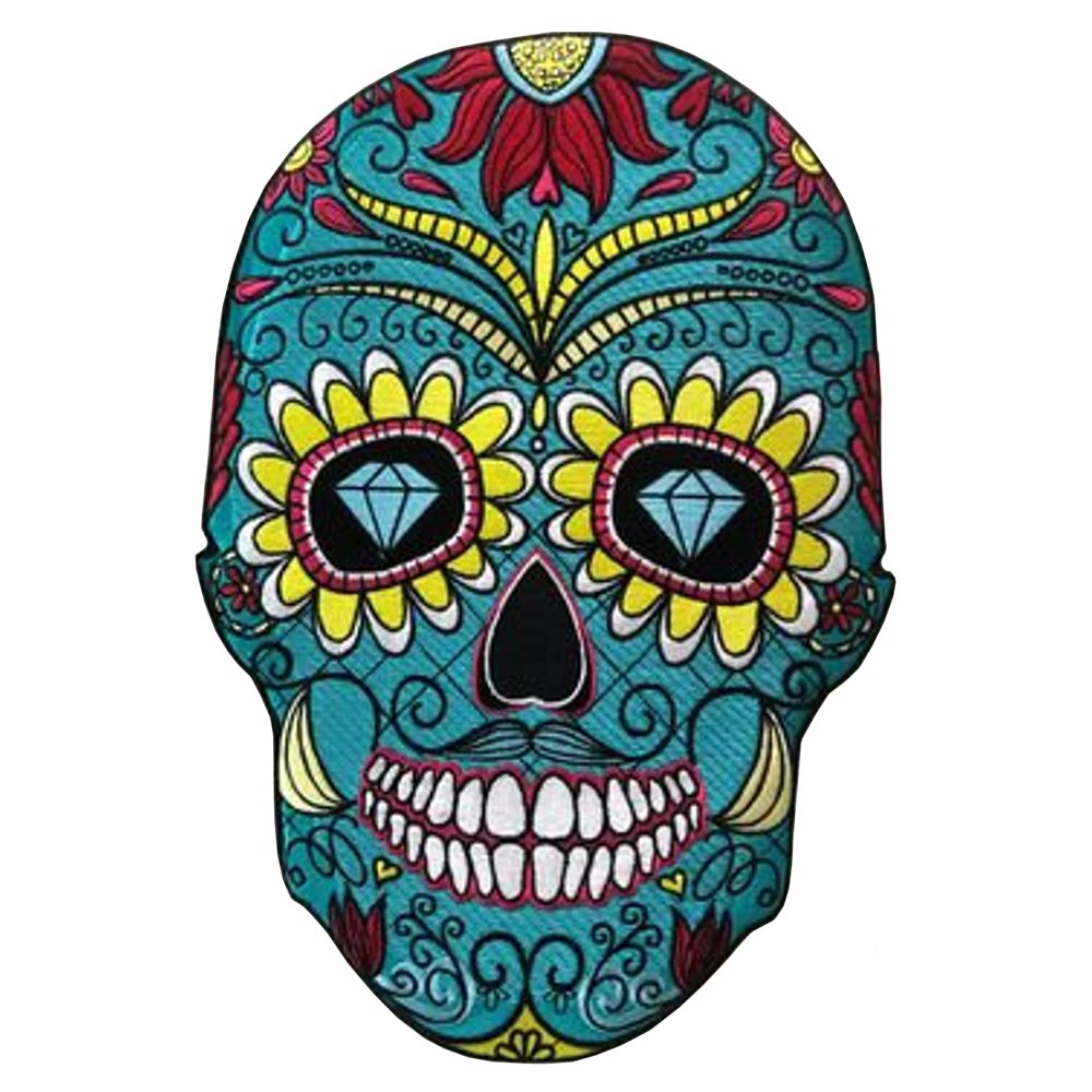 Sugar Skull Large Back Patch for Vest