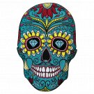 Sugar Skull Large Back Patch for Vest