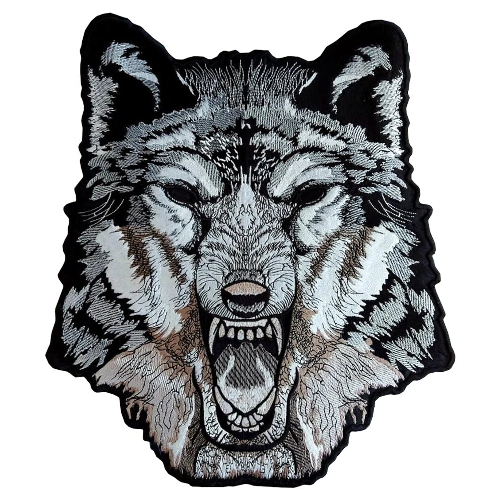Wolf Large Back Patch Iron-On