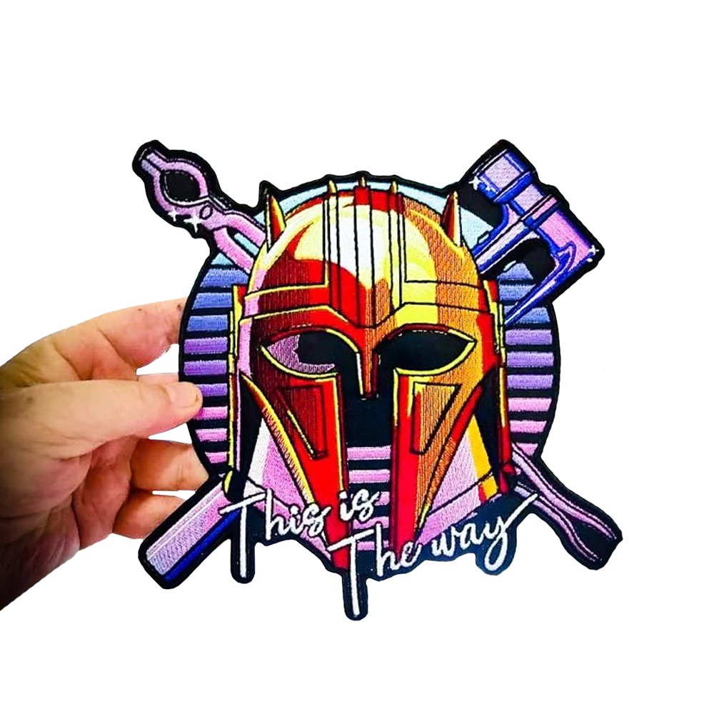 This Is The Way Pink Boba Fett Iron-On Patch
