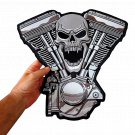 Harley Engine Large Back Patch for Biker Vest