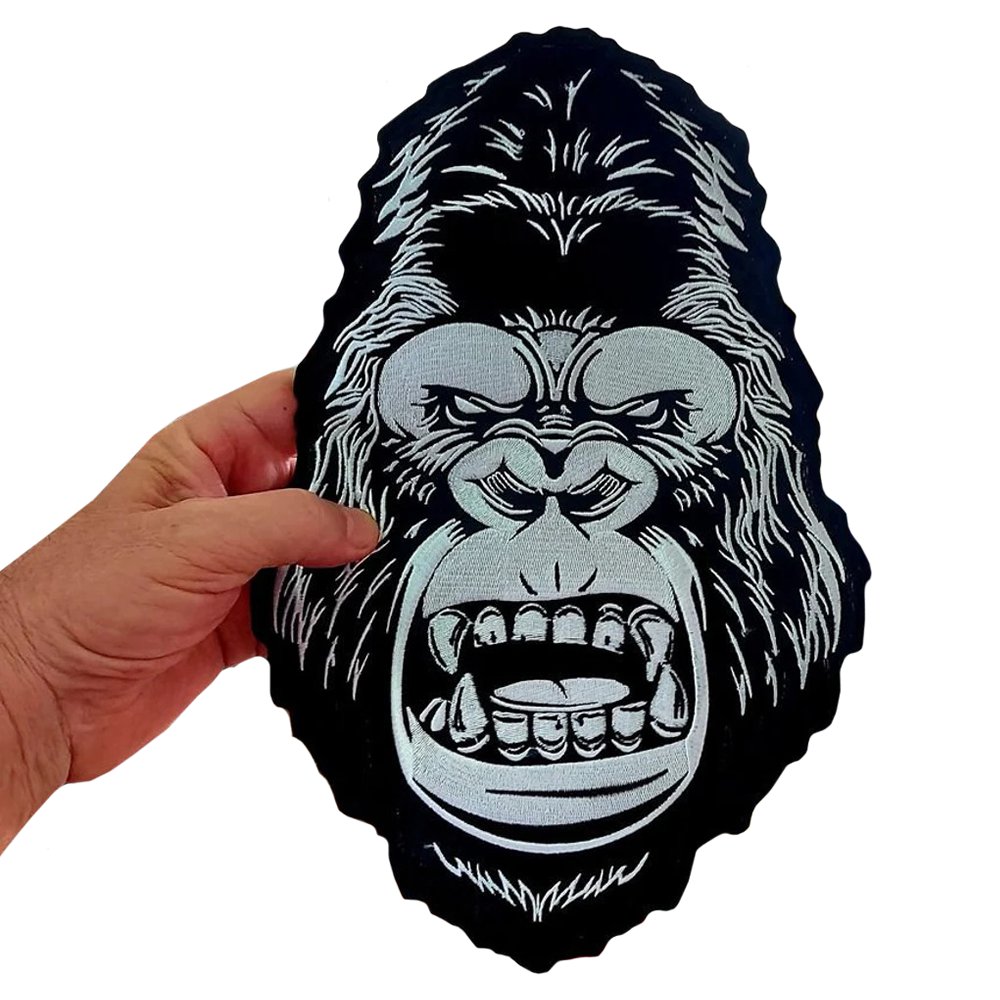 Gorilla Large Back Patch for Custom Biker Vest
