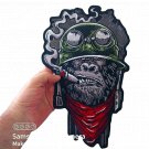 Gorilla Smoker Large Back Patch for Custom Biker Vest