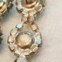 Teal Rhinestone Earrings