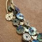 Abalone Disk Bead Multi Strand Necklace