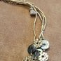 Abalone Disk Bead Multi Strand Necklace