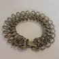 Silver Tone Chainmail Style Bracelet
