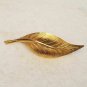 Vintage Gold Tone Leaf Brooch