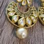 Round Rhinestone Earrings