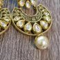 Round Rhinestone Earrings