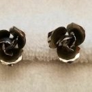 Vintage Silver Tone Screw Back Earrings