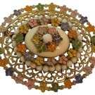 Unbranded Multi Colored Vintage Mini Flowers Brooch