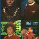 Lot of 5 Star Trek VI Movie Mr Spock Kirk 4 x 6 Glossy Postcards