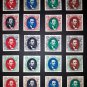 USA. 1869. N30. ATLANTA TRIAL COLOR PLATE PROOFS. OLD PAPER. (REPRODUCTION. COPY. REPLICA.) 20 PCs.