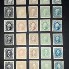 USA.1861-1866.ATLANTA TRIAL COLOR PLATE PROOFS.OLD PAPER.(REPRODUCTION.COPY.REPLICA.) 50 PCs.