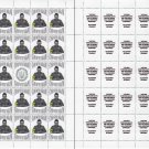 STAND WITH UKRAINE. 2022. VOLODYMYR ZELENSKY. SHEET - 25 PCs.
