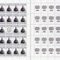 STAND WITH UKRAINE. 2022. KASTUS KALINOVSKY. SHEET - 25 PCs.