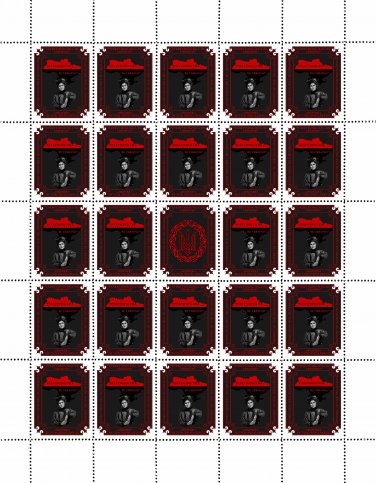 "EVERYTHING WILL BE UKRAINE". 2023. KHARYTYNA PEKARCHUK. SHEET - 25 PCs.