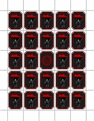 "EVERYTHING WILL BE UKRAINE". 2023. OLHA HRANETSKA. SHEET - 25 PCs.