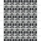 "POSTER STAMPS". 2022 - 2024. "STOP WAR". SHEET - 36 PCs.