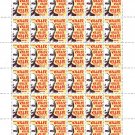 "POSTER STAMPS". 2022 - 2024. "STOP WAR". SHEET - 36 PCs.