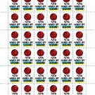 "POSTER STAMPS". 2022 - 2024. "STOP WAR". SHEET - 36 PCs.