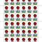 "POSTER STAMPS". 2022 - 2024. "STOP WAR". SHEET - 36 PCs.