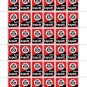 "POSTER STAMPS". 2022 - 2024. "STOP WAR". SHEET - 36 PCs.